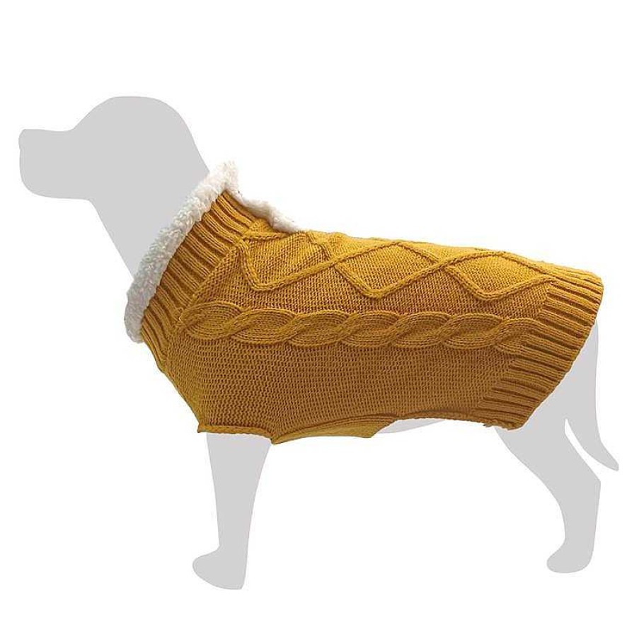 Perros ARQUIVET Jers Is Para Perros | Jersey Naranja De Cuello Blanco Para Perros "Mulhacen" L - 35 Cm - Protege Del Fr O