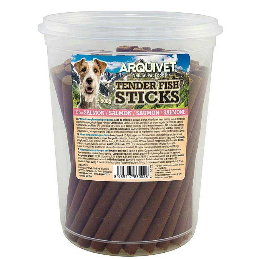 Perros ARQUIVET Tender Sticks | Tender Fish Sticks Salm N 500 G