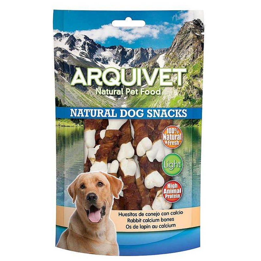 Perros ARQUIVET Snacks Naturales Para Perros | Huesitos De Conejo Con Calcio 100 G