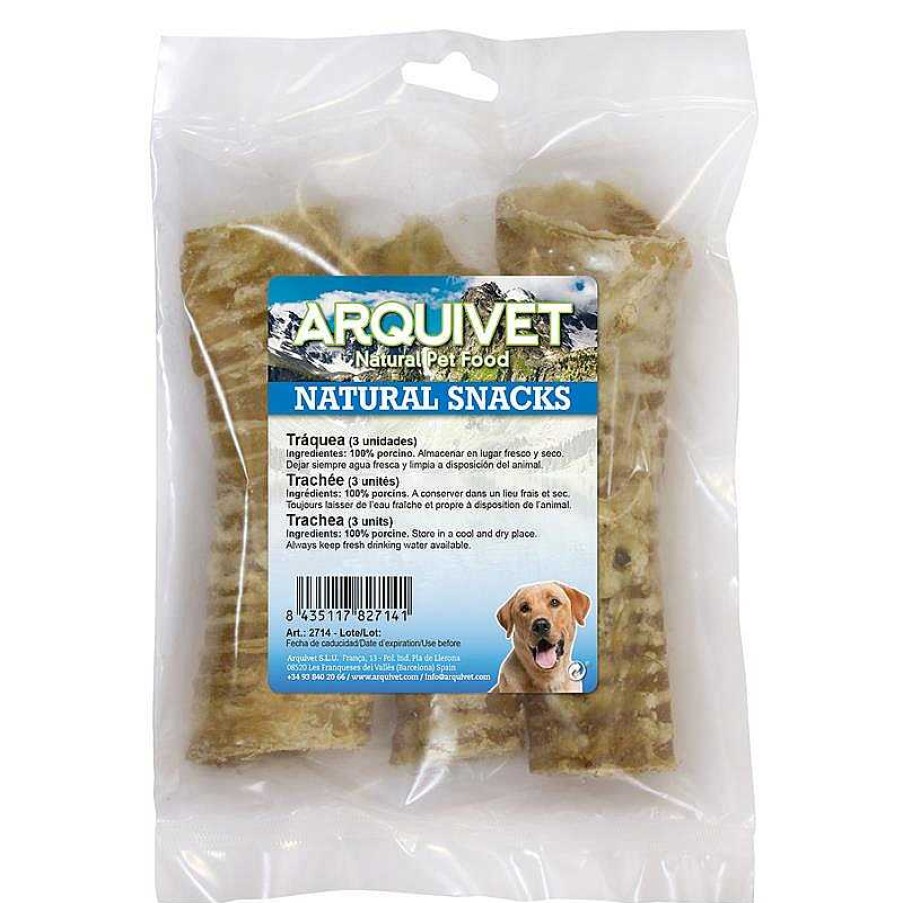 Perros ARQUIVET Snacks Naturales | Traquea (Bolsa 3 Uds)