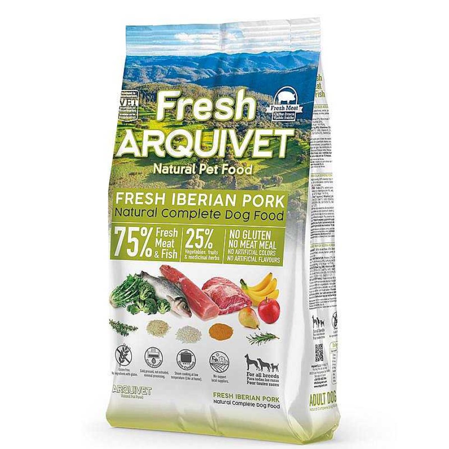 Perros ARQUIVET Fresh - Alimento Semih Medo Para Perros | Arquivet - Fresh Iberian Pork - Cerdo Ib Rico - 2,5Kg