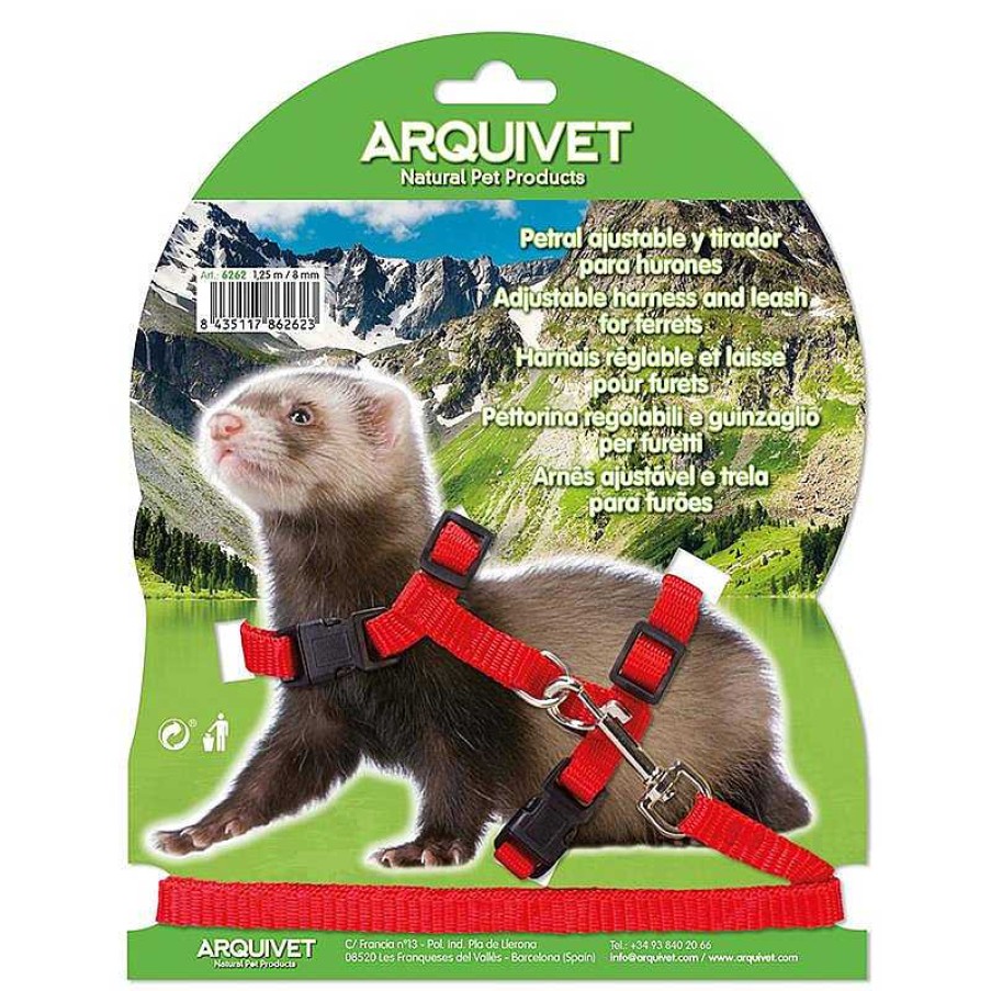 Roedores ARQUIVET Petral Para Hurones Y Conejos | Petral Para Hurones 1,25M/8Mm