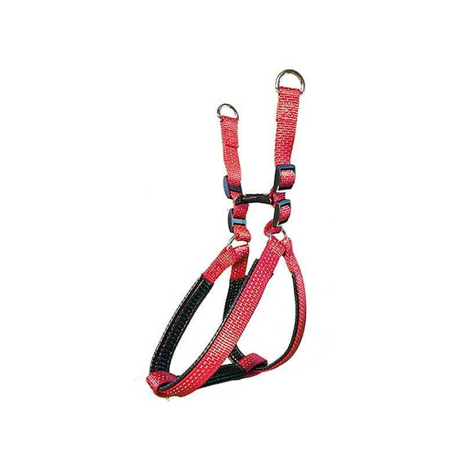 Perros ARQUIVET Arneses Para Perros | Arn S Nylon Liso Rojo - 2,5 X 55-75 Cm