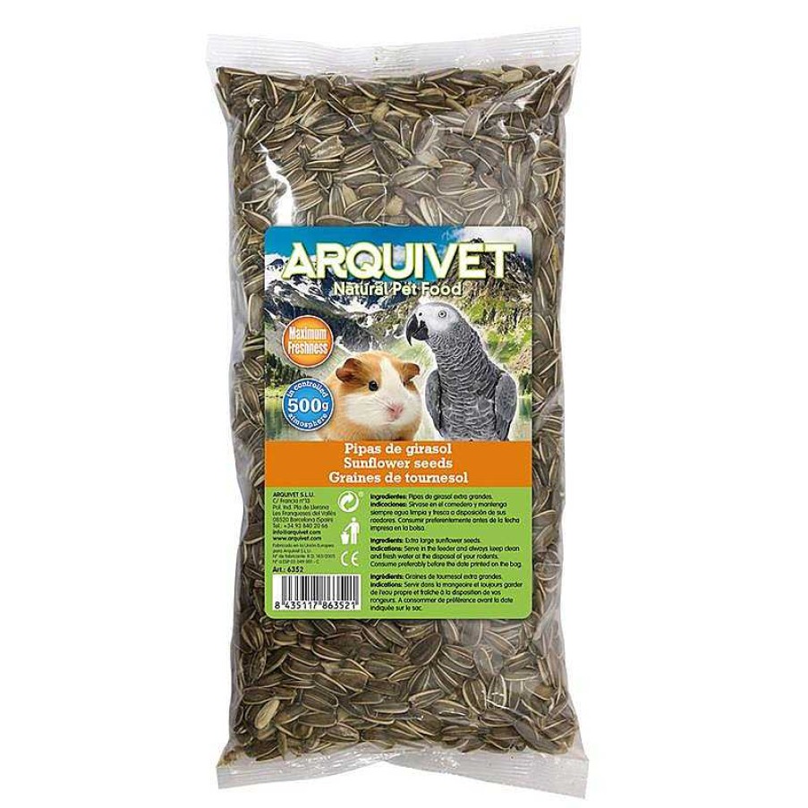 Roedores ARQUIVET Mixturas Para Roedores | Pipas De Girasol - 500 G