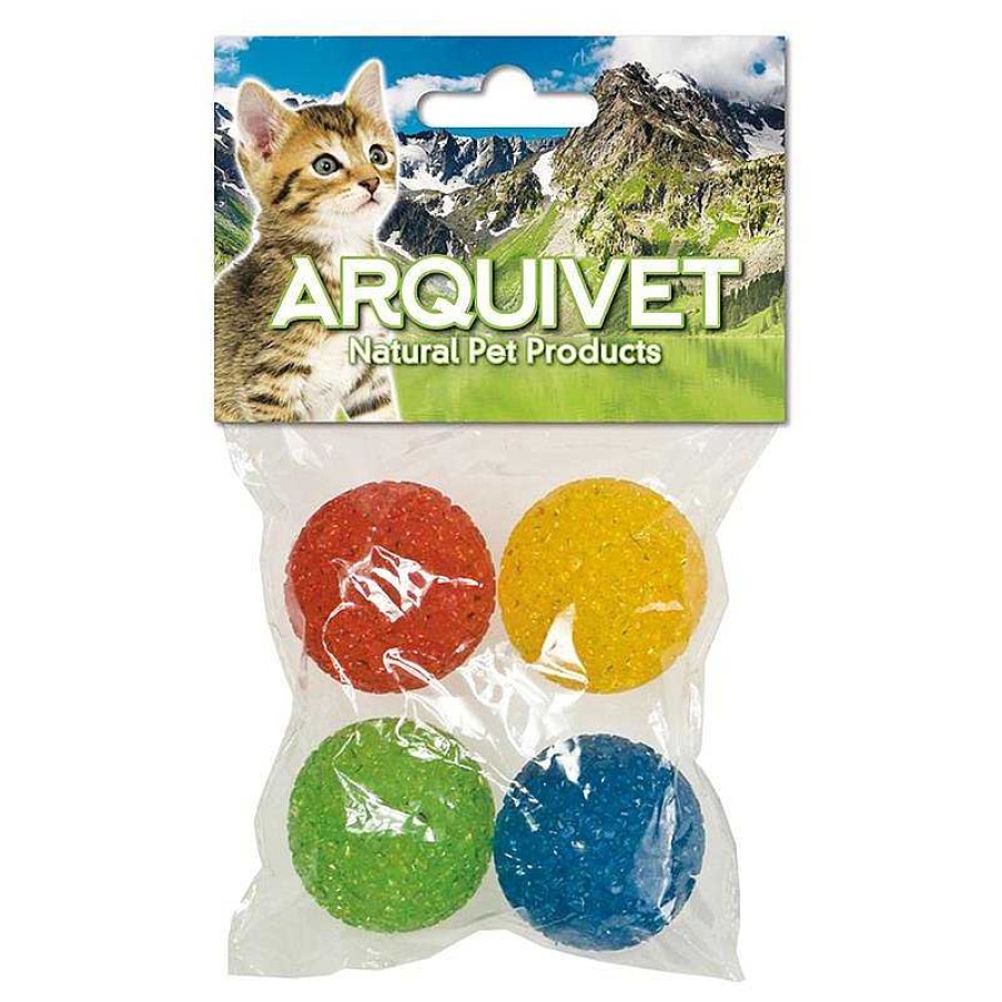 Gatos ARQUIVET Juguetes Para Gatos | Pelota Goma Redonda