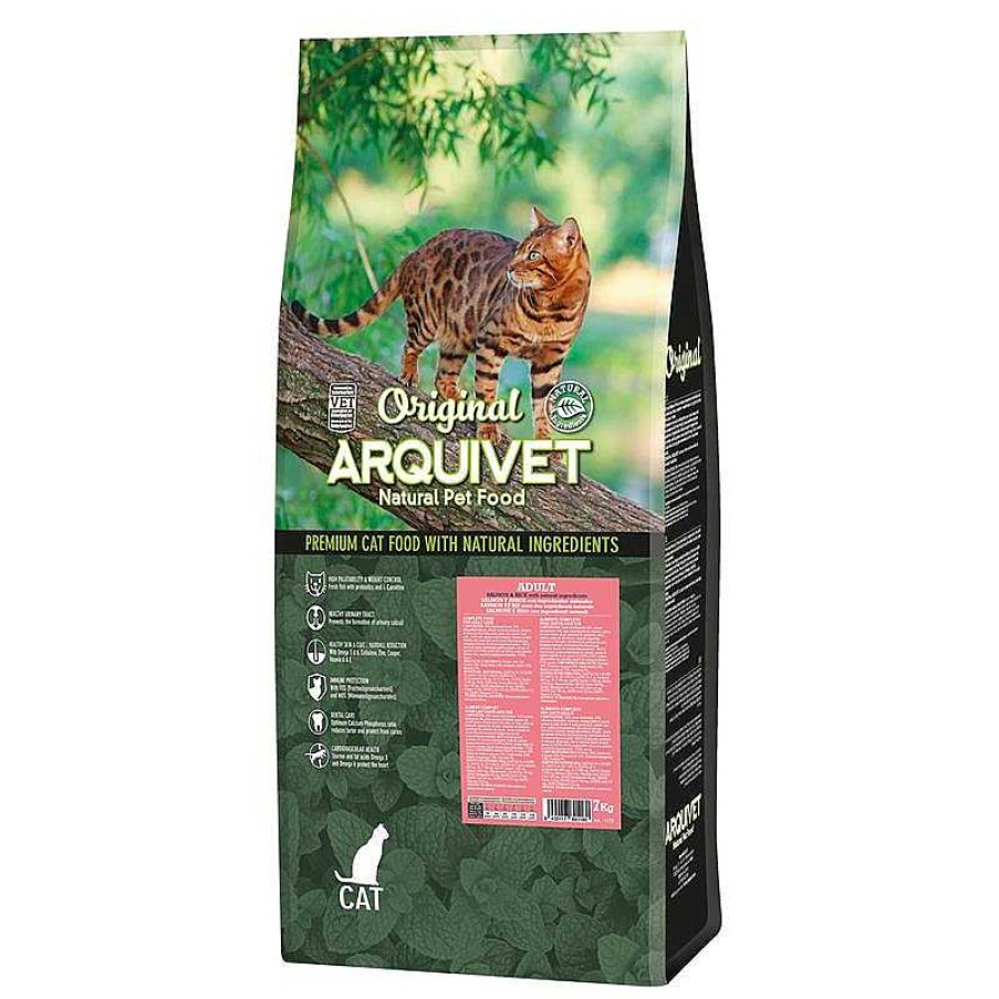 Gatos ARQUIVET Pienso Para Gatos | Arquivet-Original - Adult - Pienso Para Gatos - Salm N Y Arroz - 7 Kg