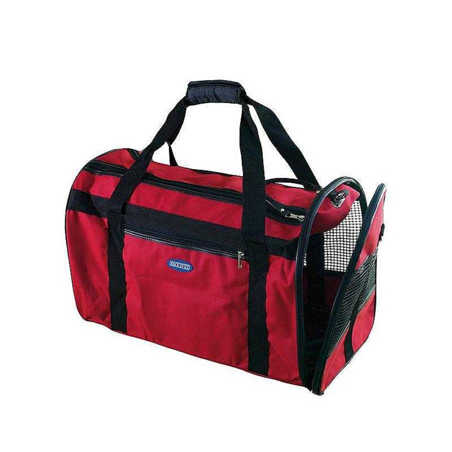 Perros ARQUIVET Bolsos Para Perros | Bolso Viaje Plegable Grande Roja - 50 X 30 X 26 Cm