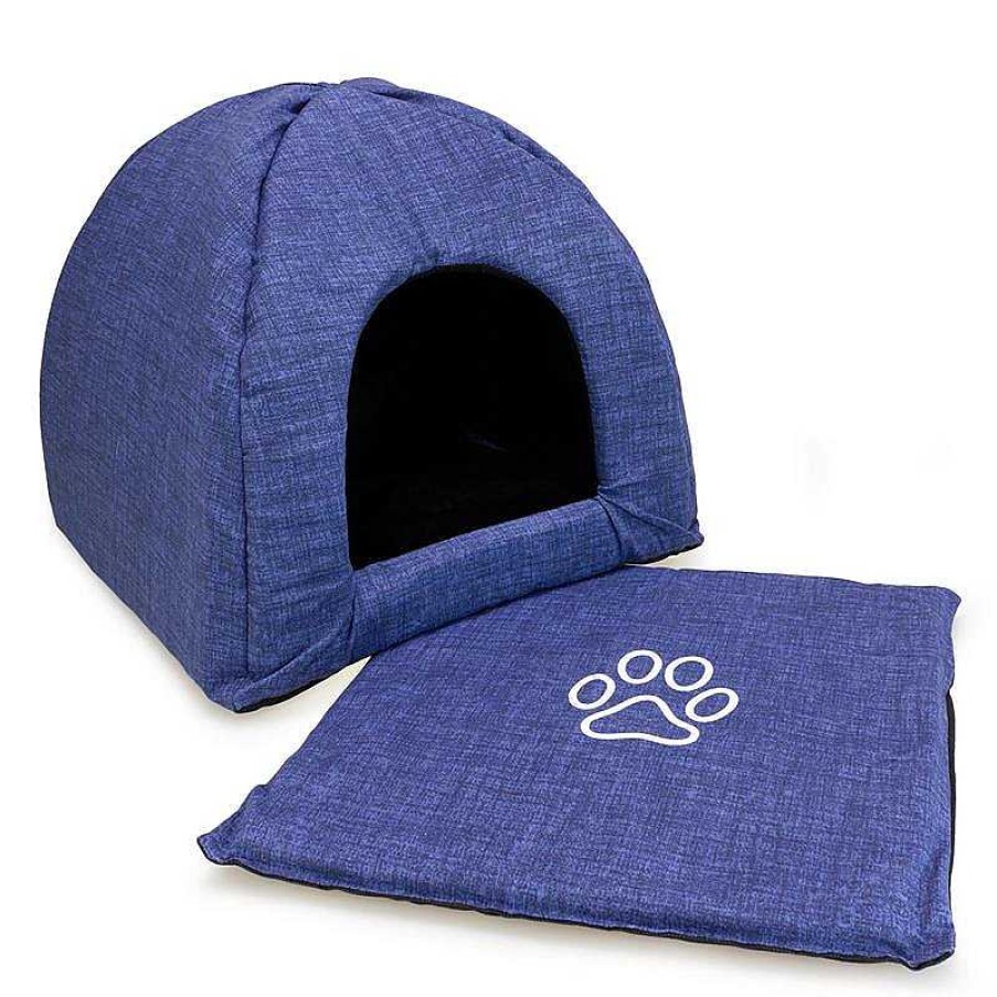 Perros ARQUIVET Igl S Para Perros | Igl Para Perros Azul Con Huella Y Ribete 40X40X45Cm