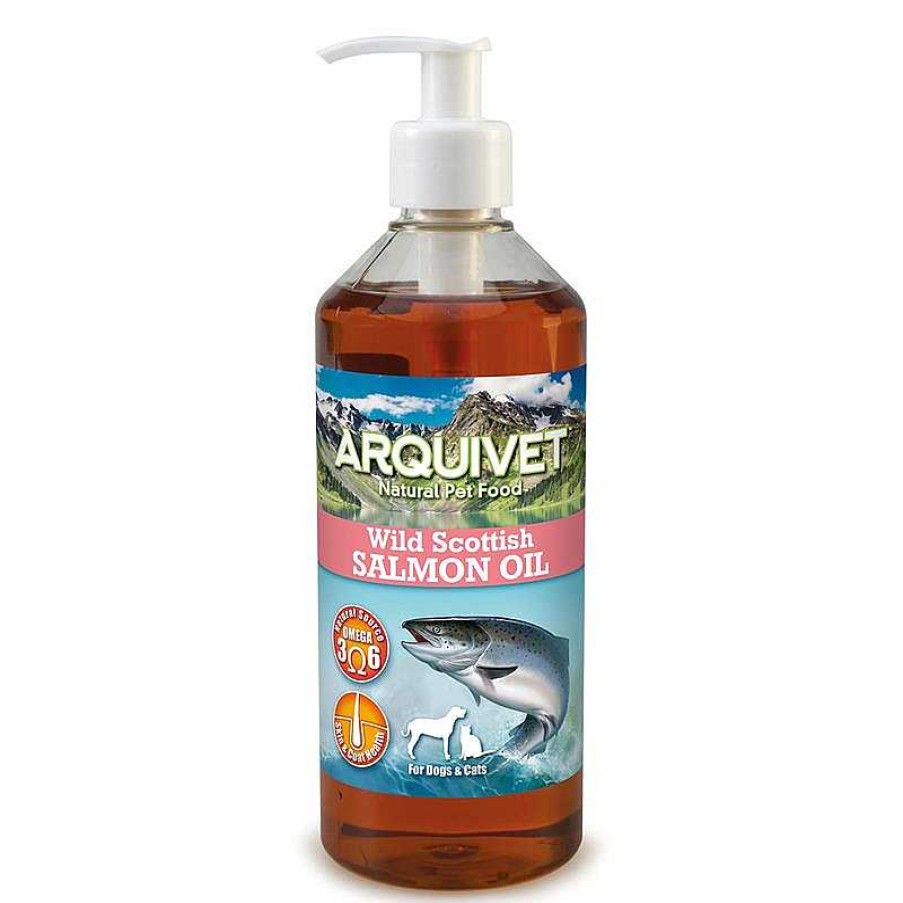 Perros ARQUIVET Snacks Naturales Para Perros | Aceite De Salm N Escoc S - Para Perros Y Gatos - 500 Ml