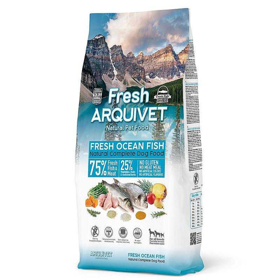 Perros ARQUIVET Fresh - Alimento Semih Medo Para Perros | Arquivet Fresh Ocean Fish - 10 Kg