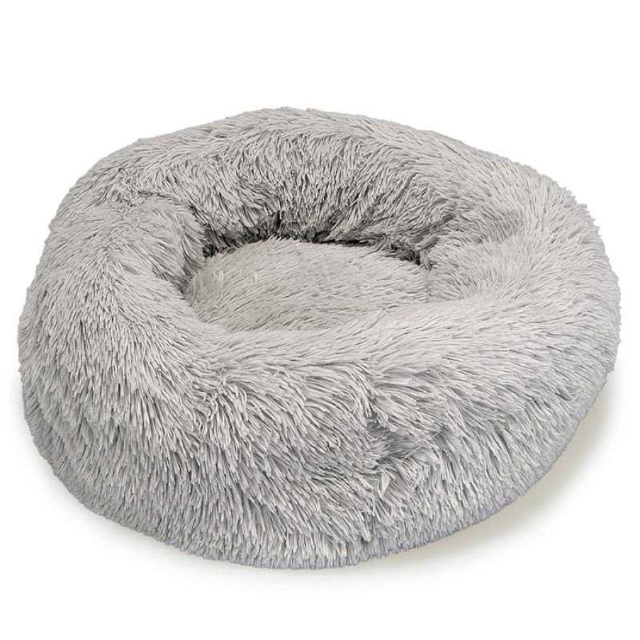 Perros ARQUIVET Camas Para Perros | Cama Redonda Suave Gris Claro - 70 Cm