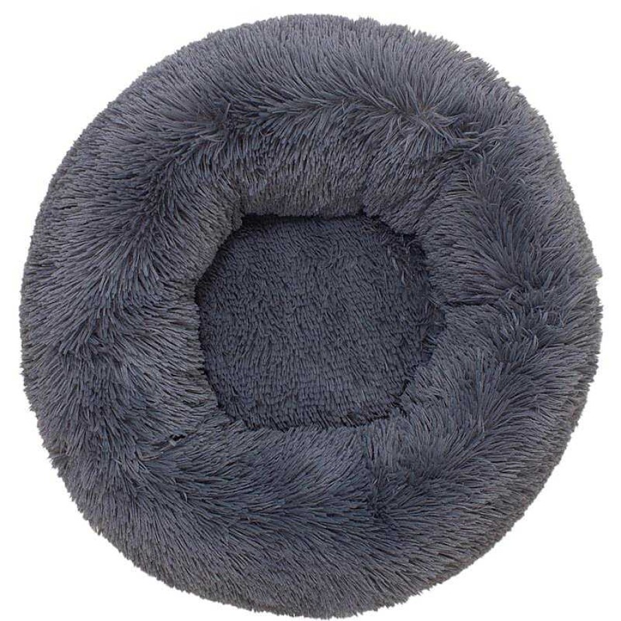 Perros ARQUIVET Camas Para Perros | Cama Redonda Suave Gris Oscuro - 70 Cm