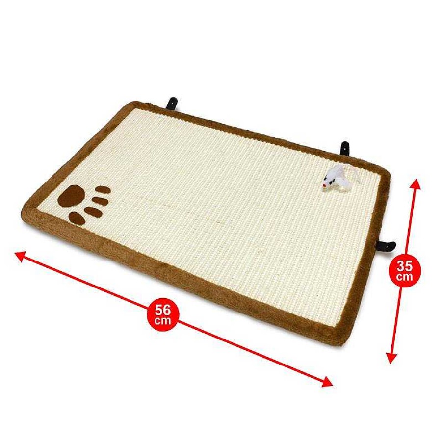 Gatos ARQUIVET Rascadores Para Gatos | Rascador Alfombra Para Gatos - 56 X 35 Cm