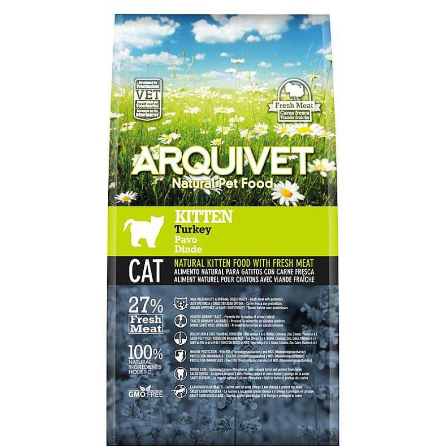 Gatos ARQUIVET Pienso Para Gatos | Arquivet - Kitten - Pienso Para Gatitos - Pavo - 1,5 Kg