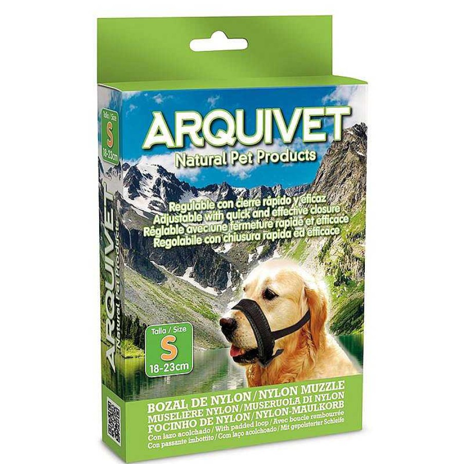 Perros ARQUIVET Bozales Para Perros | Bozal Nylon Con Lazo Acolchado - S