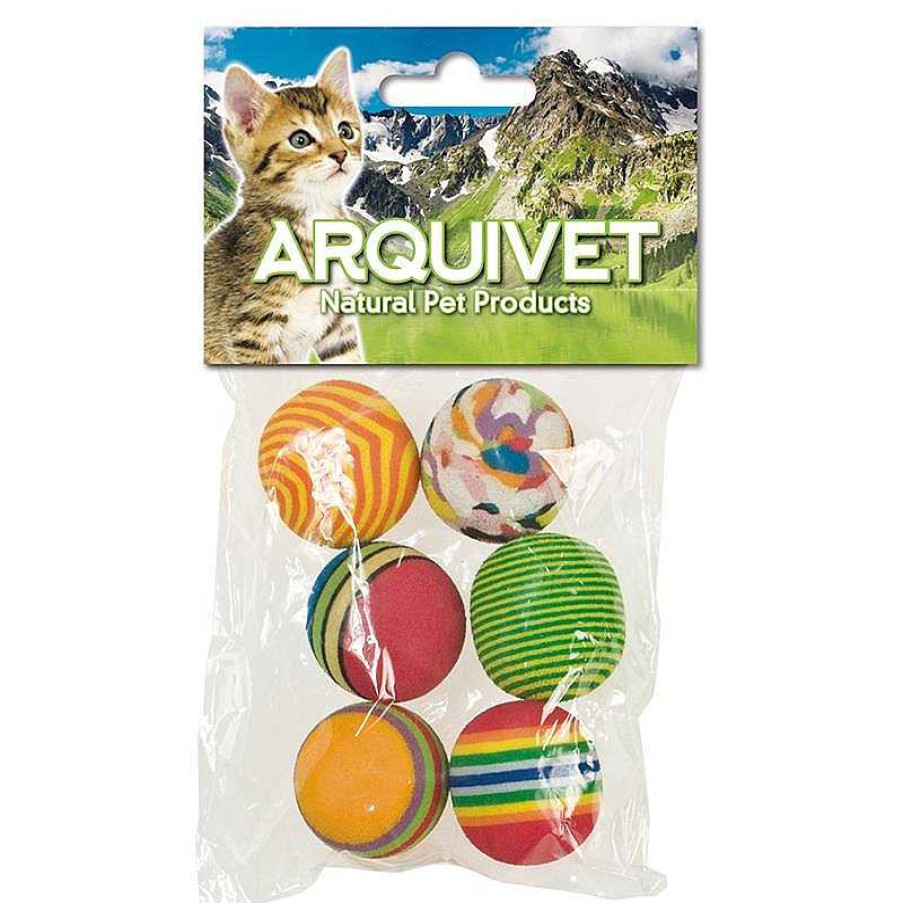 Gatos ARQUIVET Juguetes Para Gatos | Pelota Multicolor