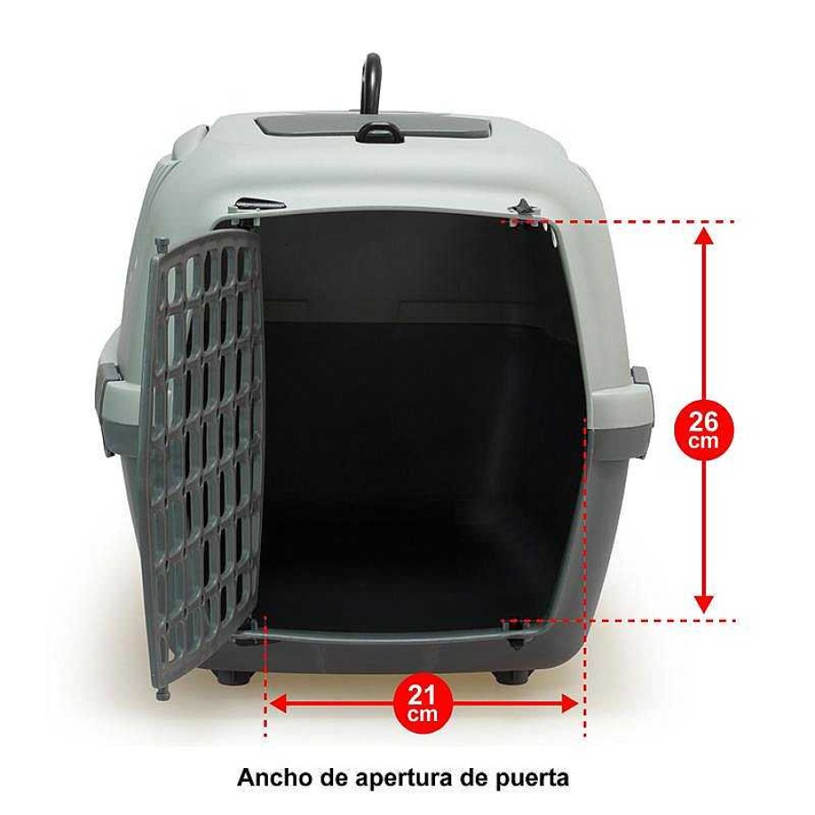 Perros ARQUIVET Transportines Para Perros | Ecoline Transport N De Pl Stico Reciclado 3 (61 X 40 X 38 Cm) - Para Mascotas