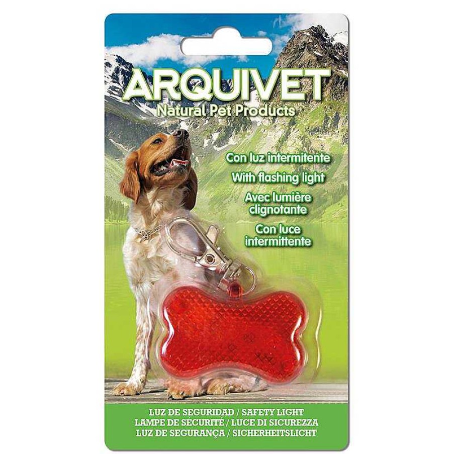 Perros ARQUIVET Accesorios Adiestramiento Perros | Flasher Forma Hueso - 4,5 X 2 Cm