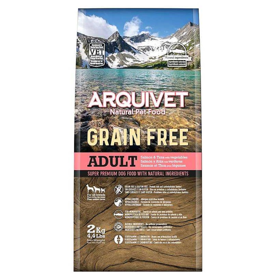 Perros ARQUIVET Grain Free Comida Para Perro | Arquivet-Pienso Para Perros-Grain Free-Adult-Salm N Y At N-2 Kg