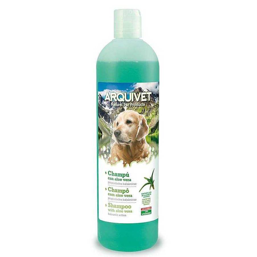 Perros ARQUIVET Champ Para Perros | Champ Natural Calmante Con Aloe Vera - 750 Ml