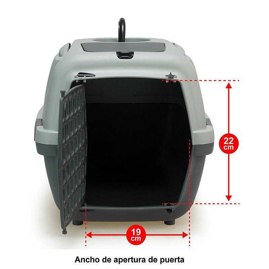 Perros ARQUIVET Transportines Para Perros | Ecoline Transport N De Pl Stico Reciclado 2 (55 X 36 X 35 Cm) - Para Mascotas