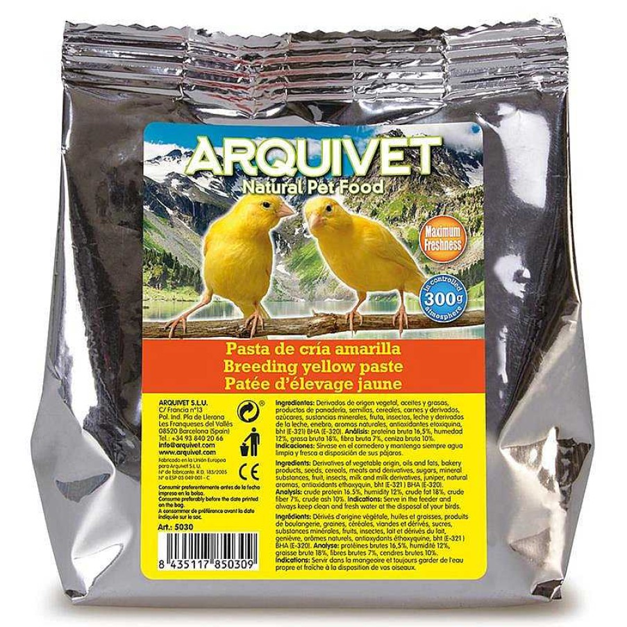 P Jaros ARQUIVET Pasta De Cr A Para P Jaros | Pasta De Cr A Amarilla - 300 G