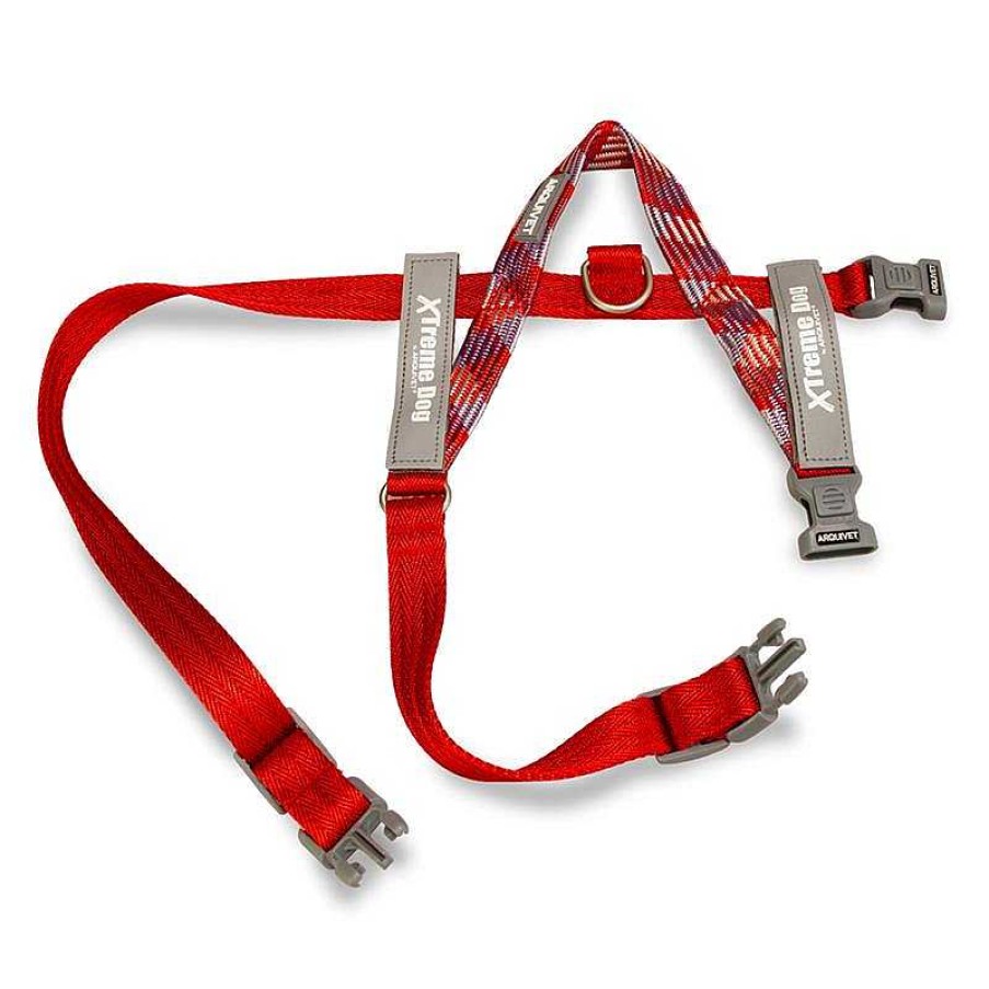 Perros ARQUIVET Arneses Para Perros | Arn S Xtreme Dog Piemonte Rojo S (46-65Cm)