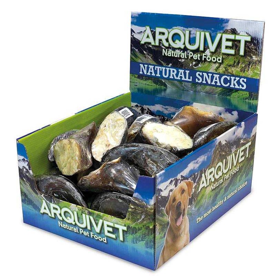 Perros ARQUIVET Snacks Naturales De B Falo | Pezu A De B Falo Rellena De Grasa De Oveja - Caja Expositora De 20 Unidades - 1.500 G